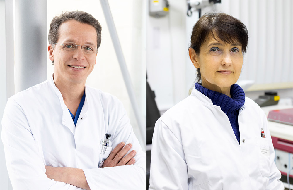 Prof. Dr. med. Martin Durisin und OÄ Rostalski Prof. Dr. med. Martin Durisin und OÄ Rostalski